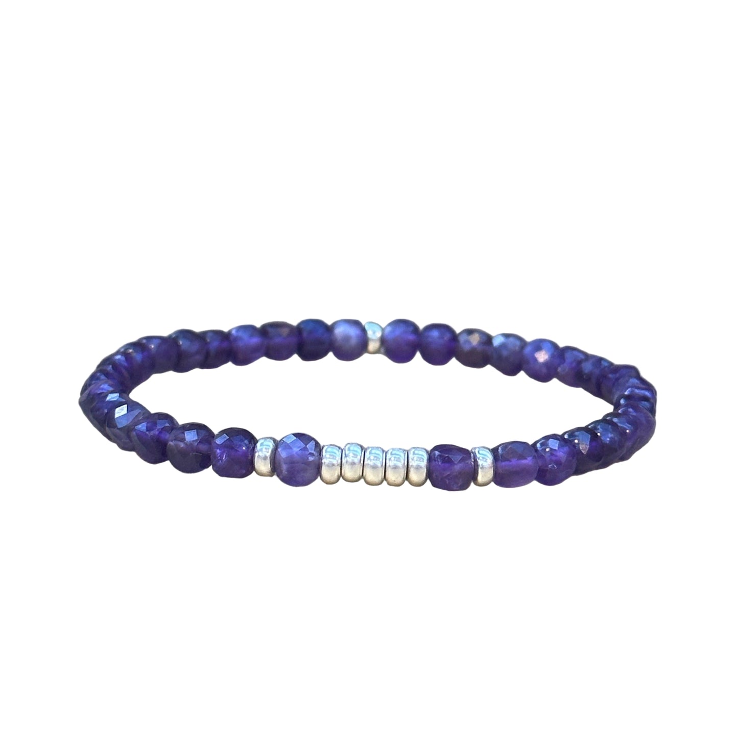 Amethyst Bracelet 4mm