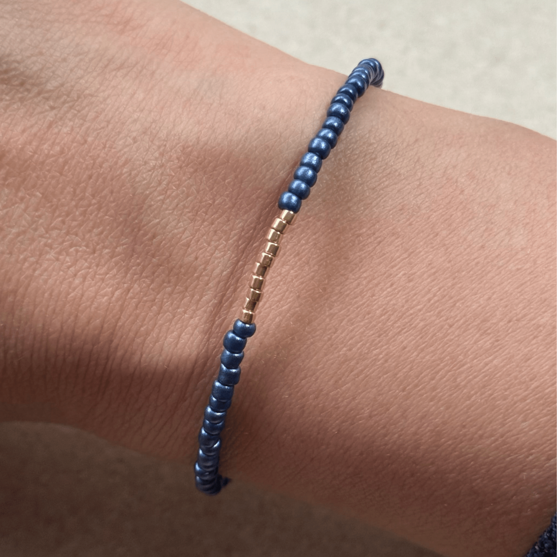 Mimi Midnight Sky Blue Gold Bracelet