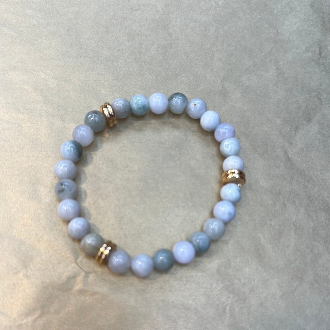 Jade Duo Disk Bracelet