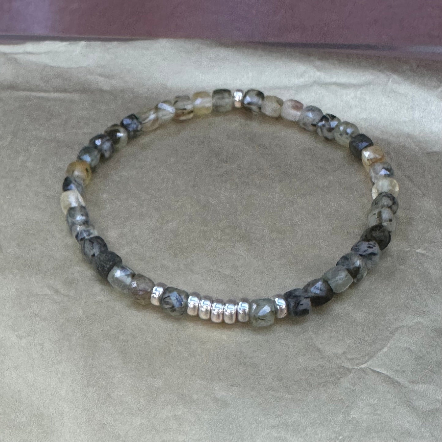 Prehnite Bracelet 4mm