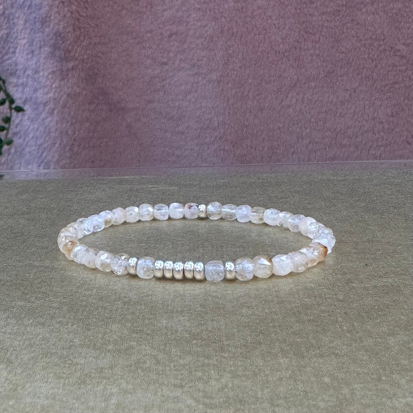 Citrine bracelet 4mm