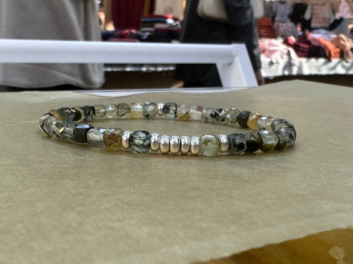 Prehnite Bracelet 4mm