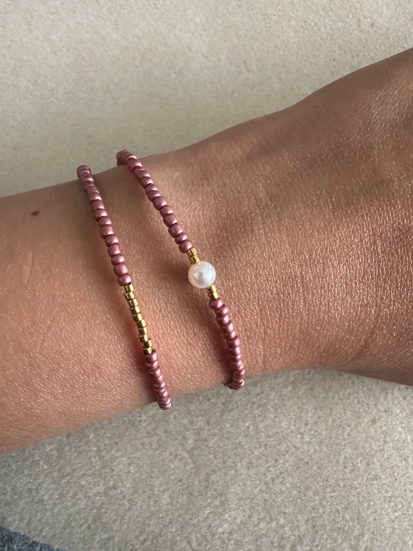 Mimi Vintage Pink Gold Bracelet