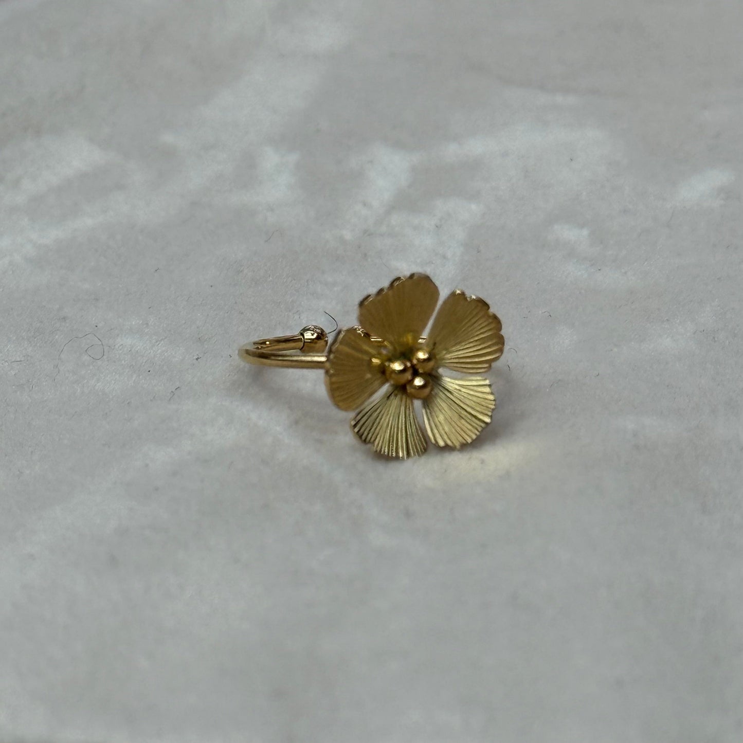 Flower Gold Ring