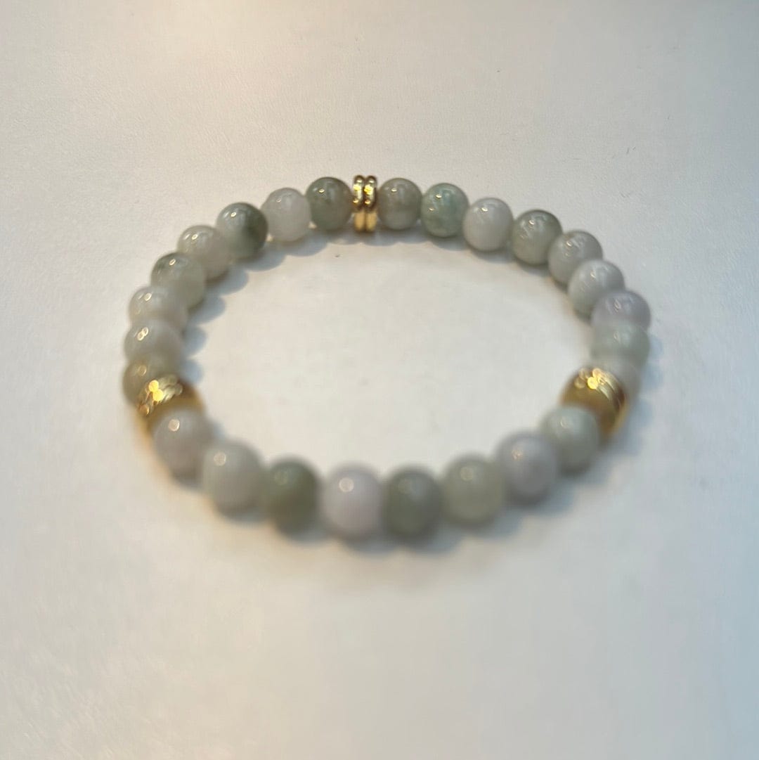 Jade Duo Disk Bracelet