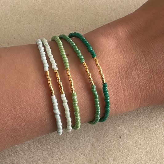 Mimi Jade Green Gold Bracelet