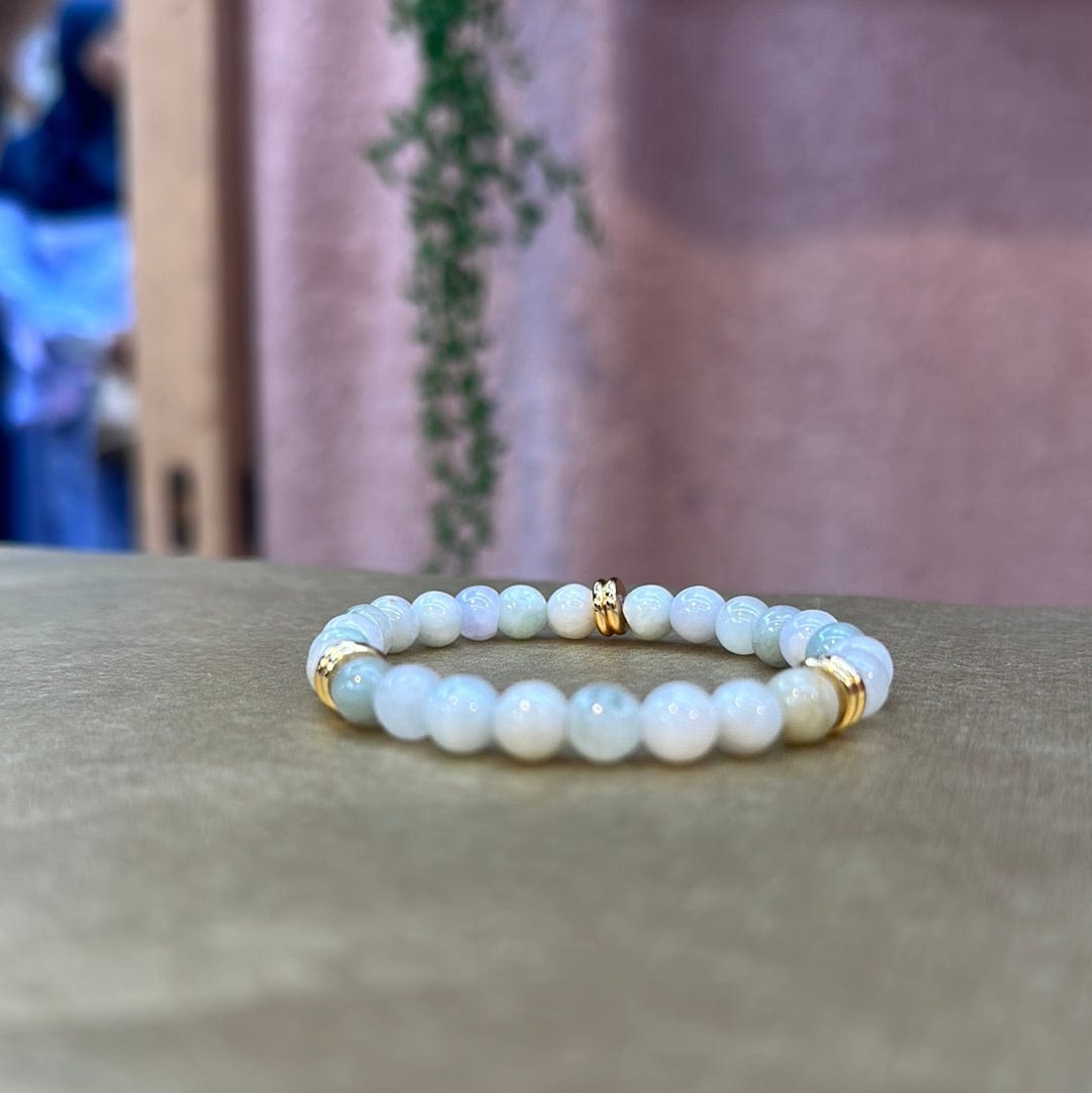 Jade Duo Disk Bracelet