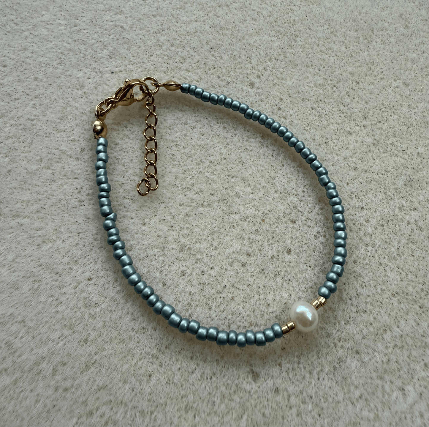 Mimi Grey Blue Gold Bracelet