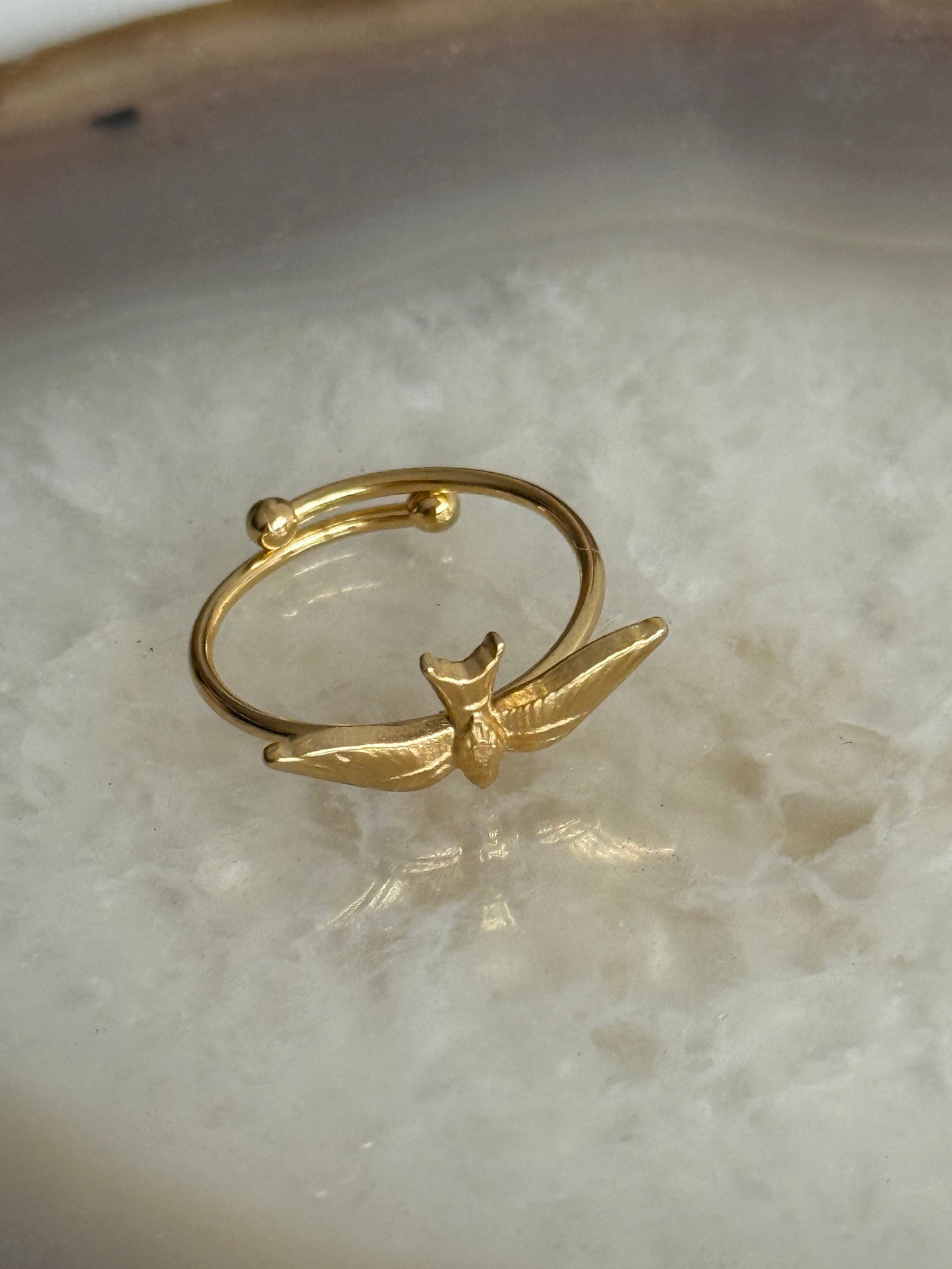 Caribe Bird Gold Ring