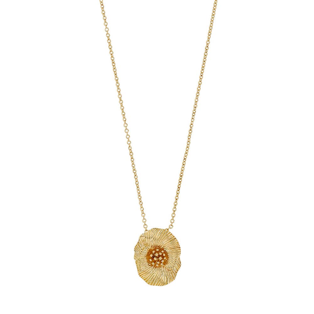Blossom Flower Necklace (Gold plated)