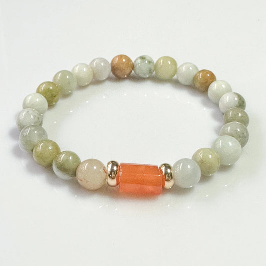 Jade Bracelet Carnelian