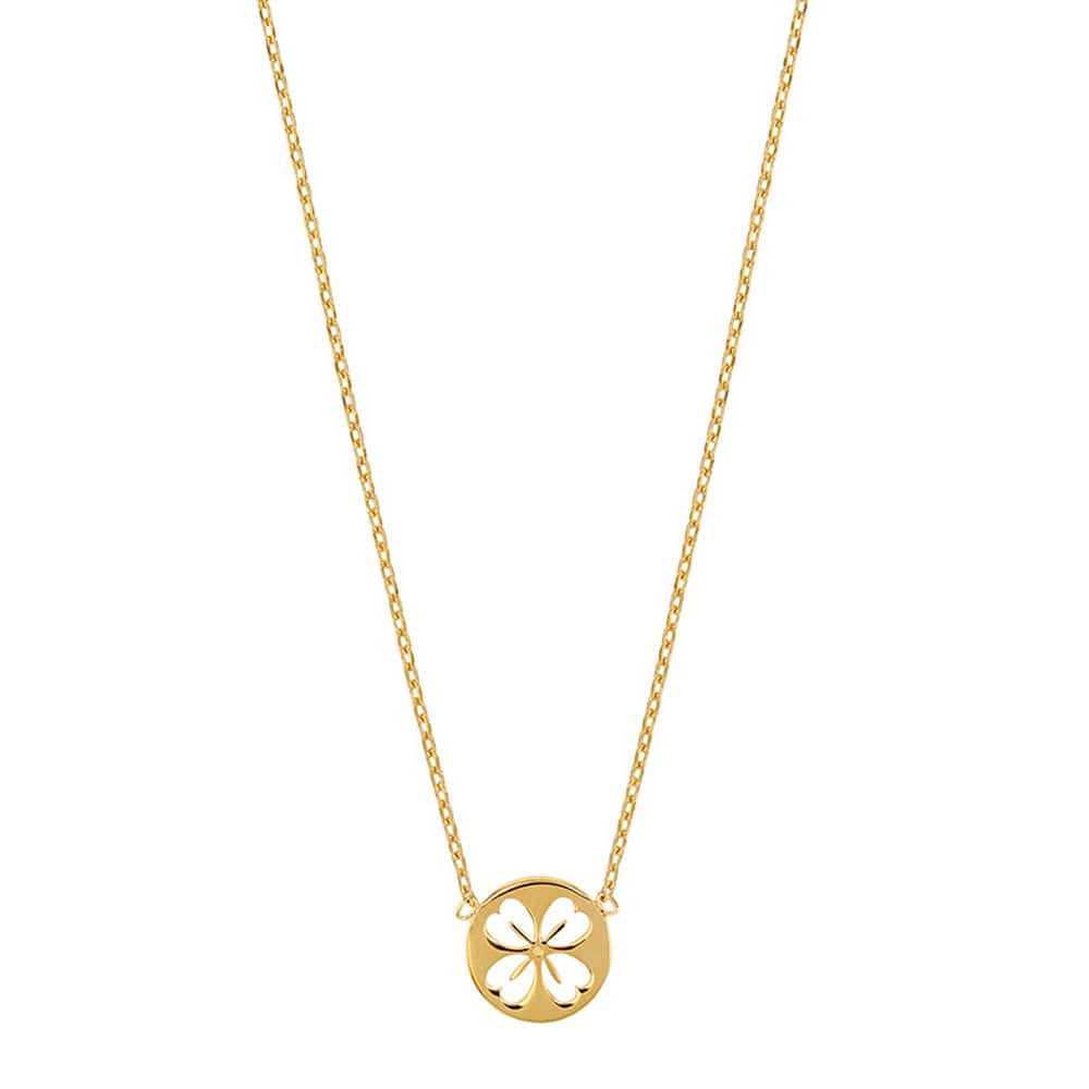Flower Necklace FL(Gold plated)