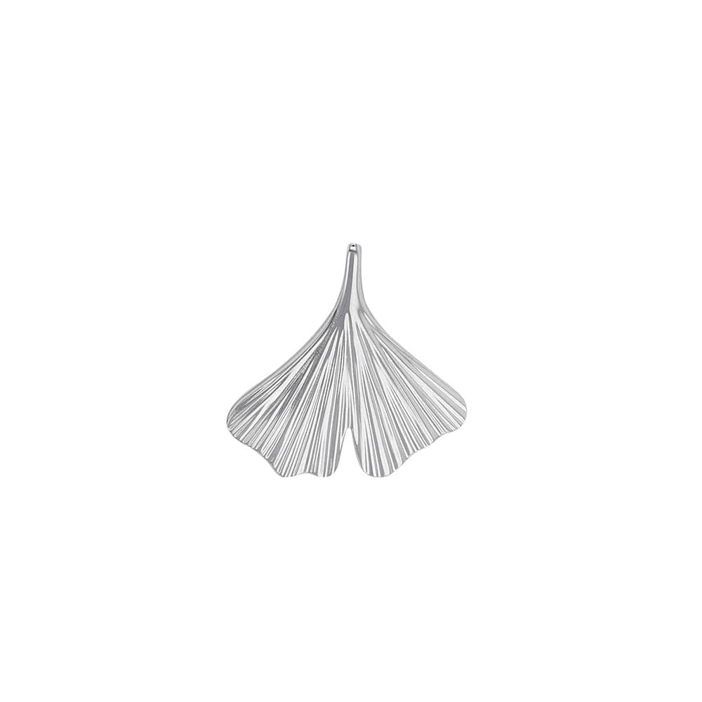 Ginko Flower Pendant (Sterling Silver) hidden bail