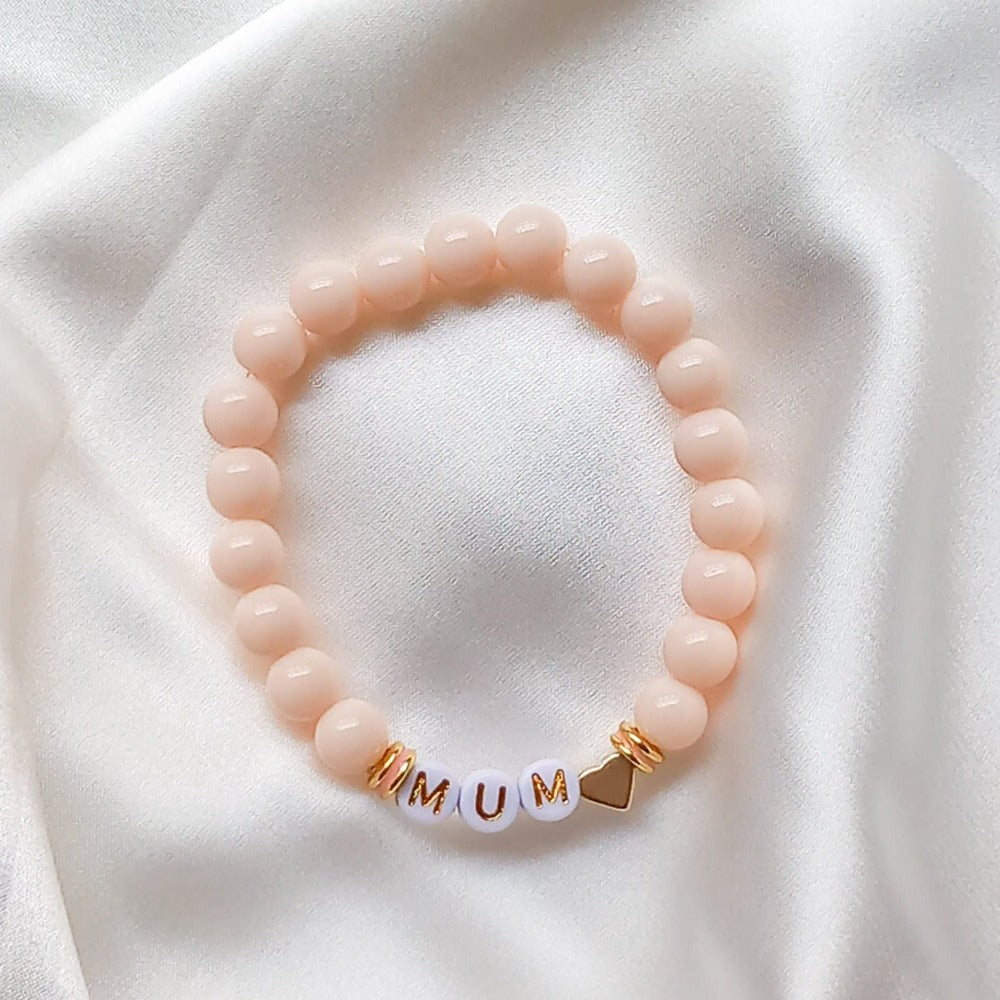 Pink Coral Mum Bracelet