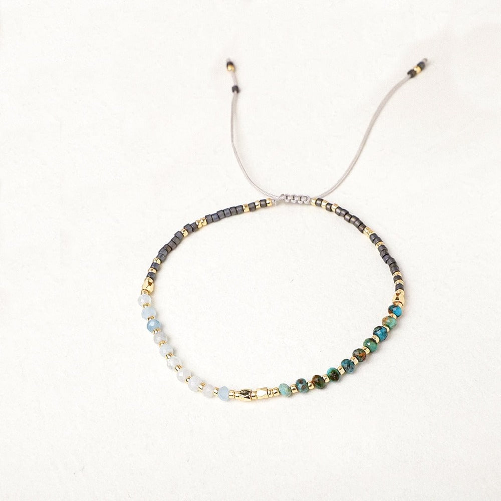 Friendship Bracelet African Turquoise Labradorite
