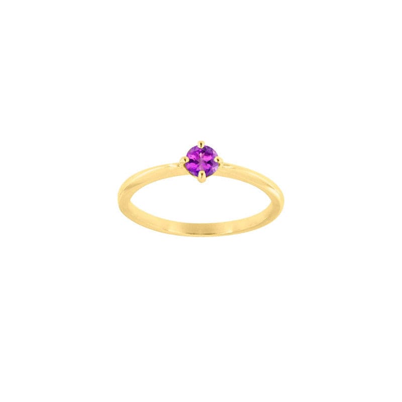Amethyst Gold Ring (18k Gold)