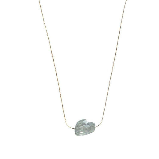 Aquamarine necklace