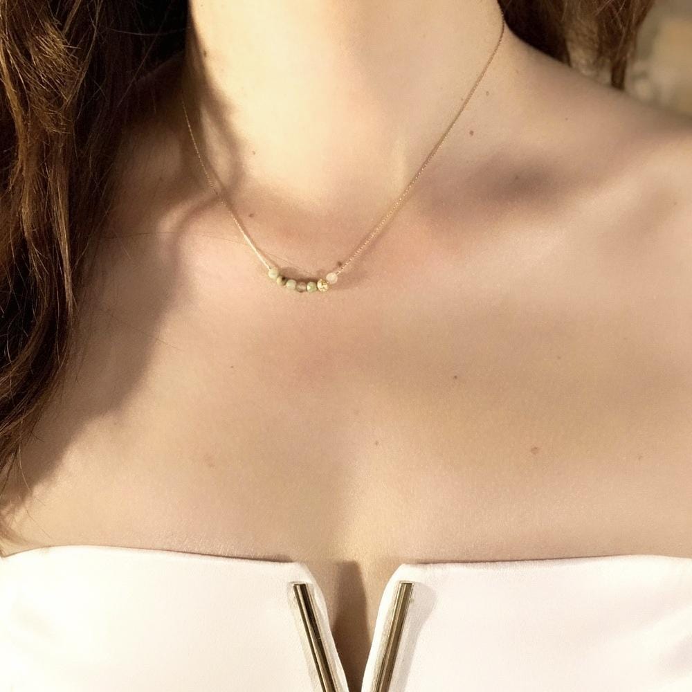 Chrysoprase necklace