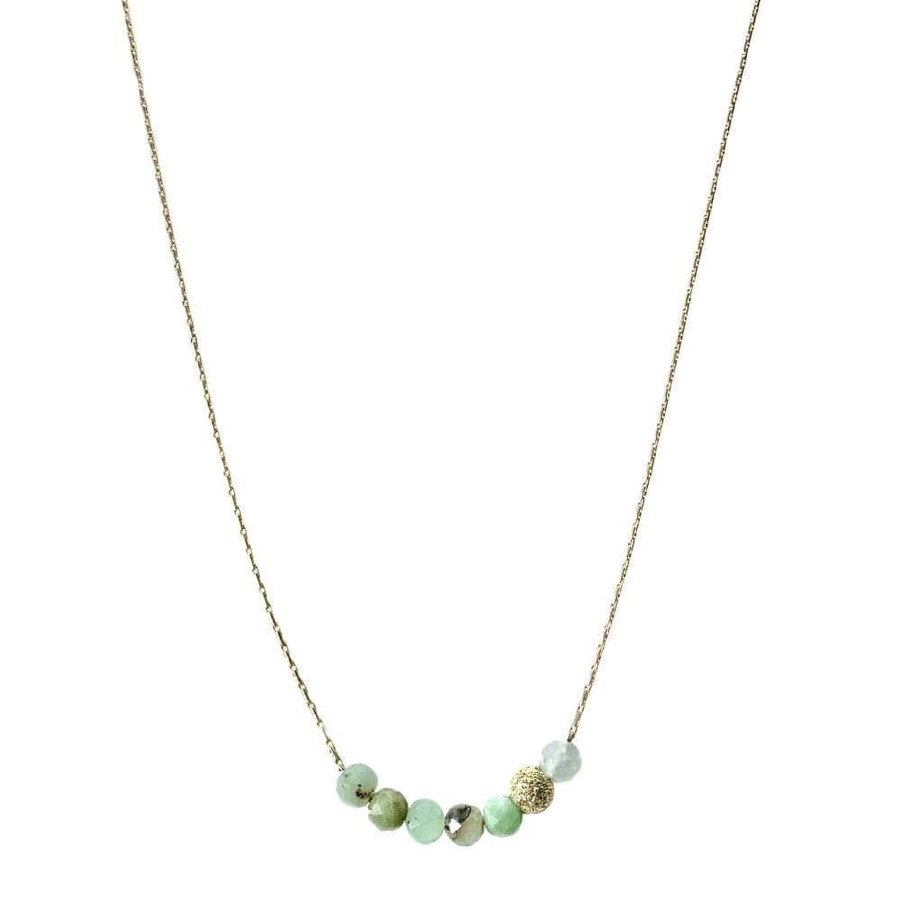 Chrysoprase necklace