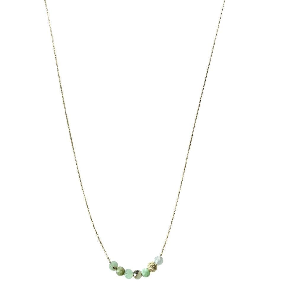 Chrysoprase necklace