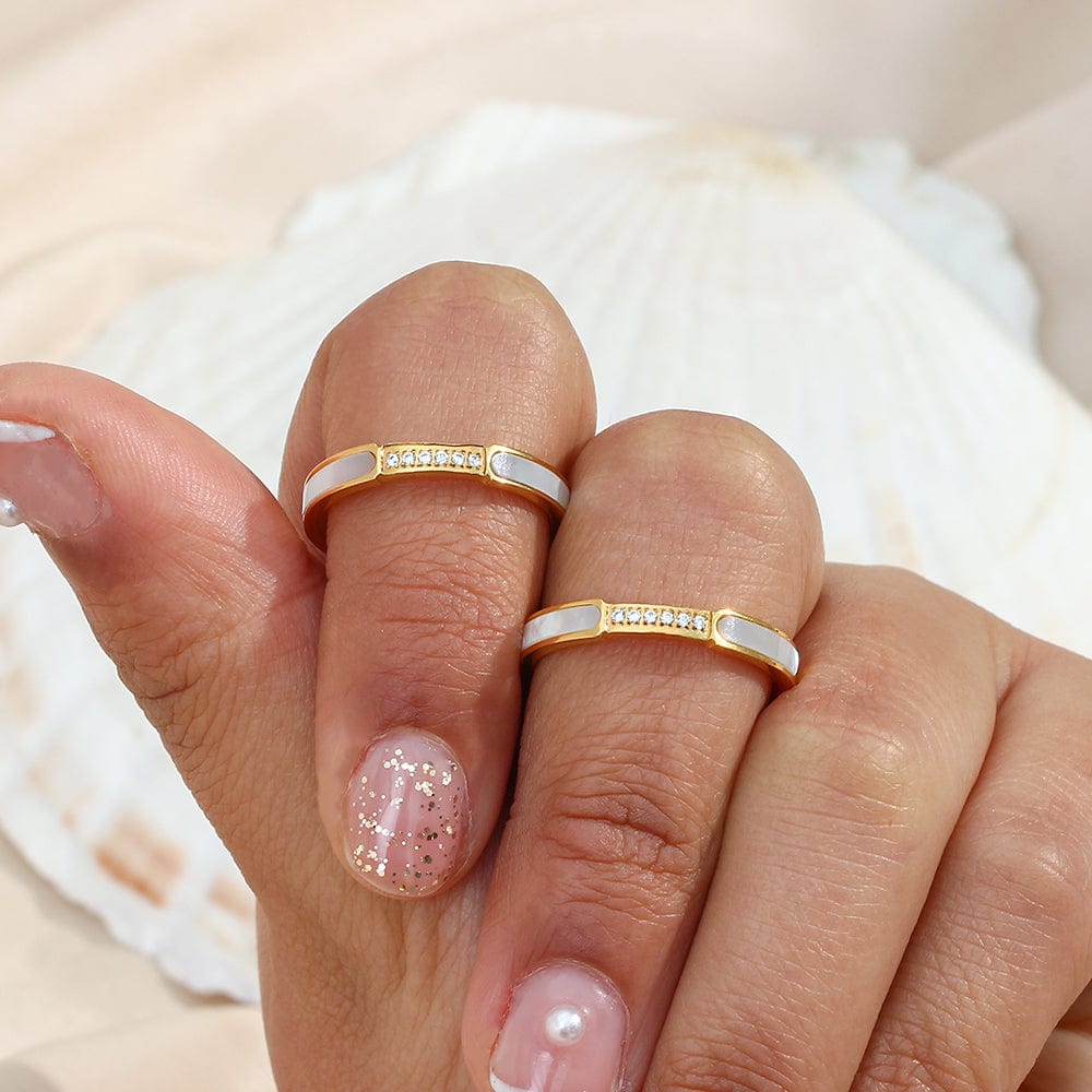Adara Mother Pearl Ring