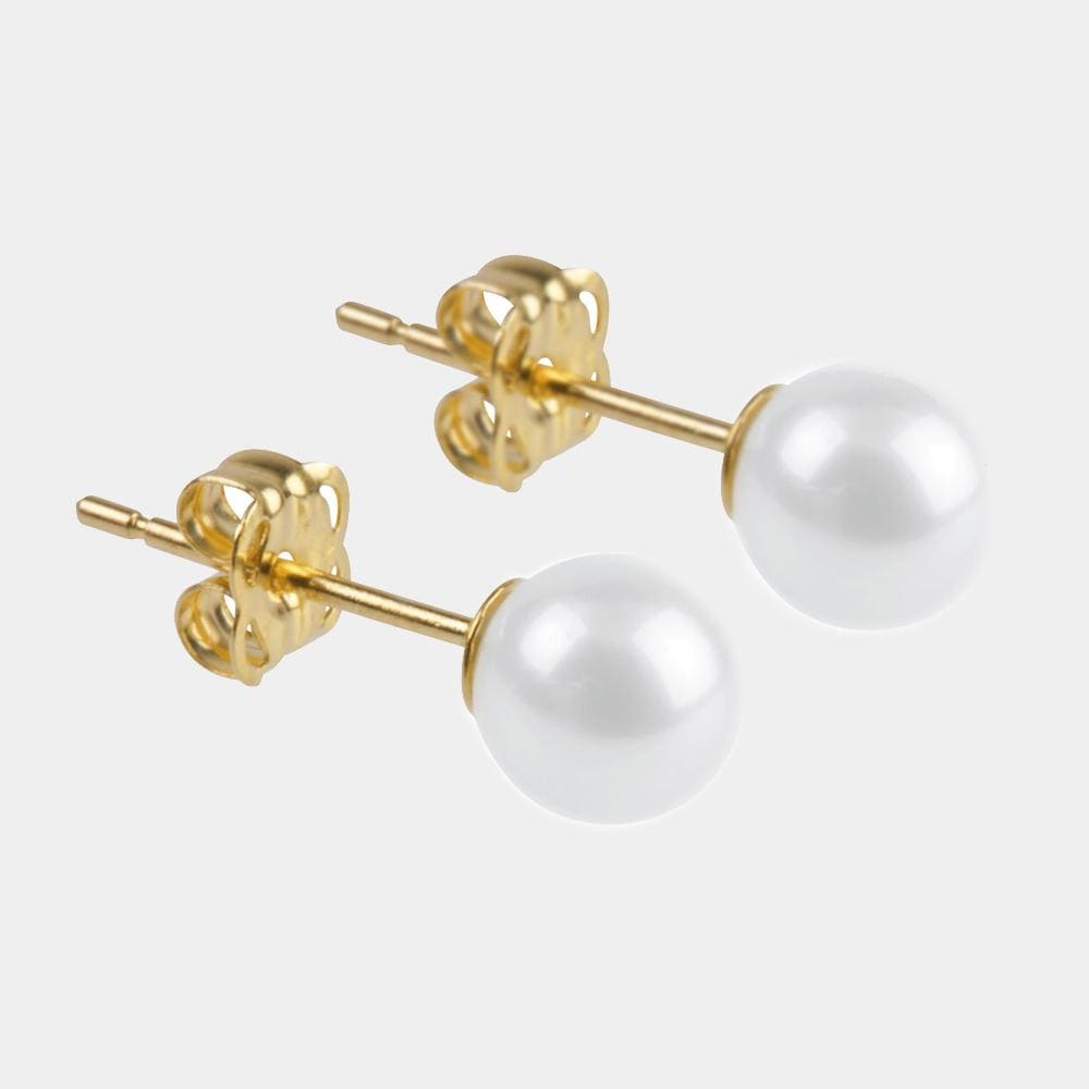 Majestic Pearl Earrings (9k Gold)