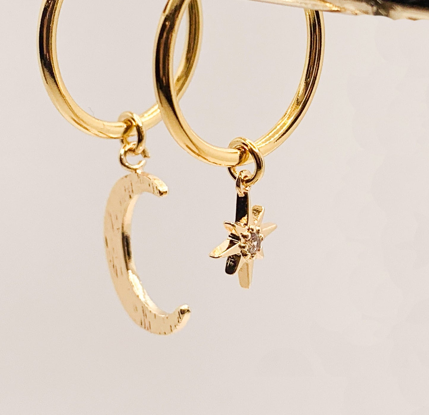 Moon Stardust Hoops 2