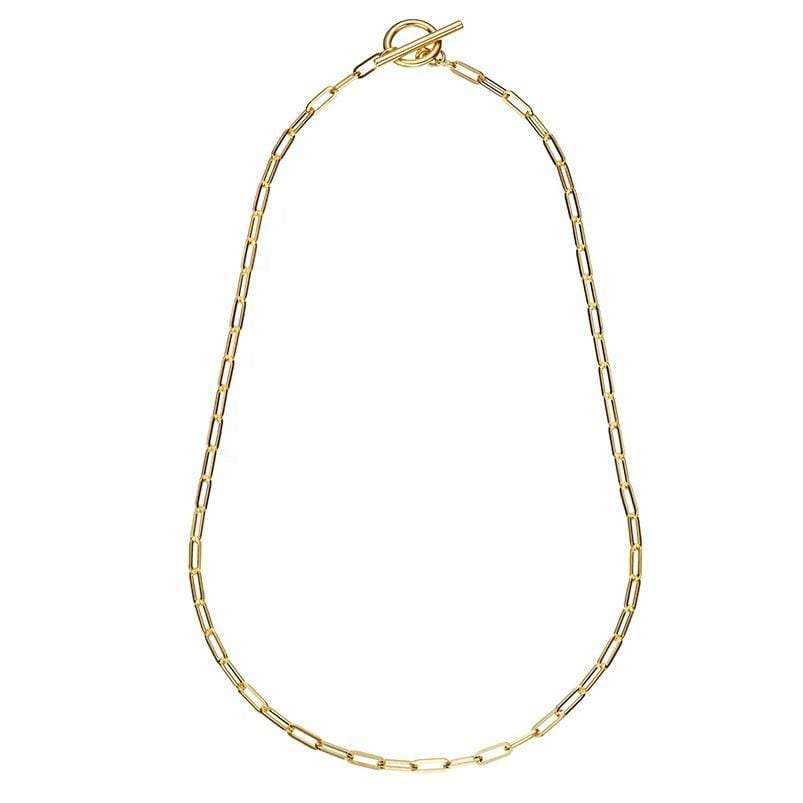 Gold choker necklace
