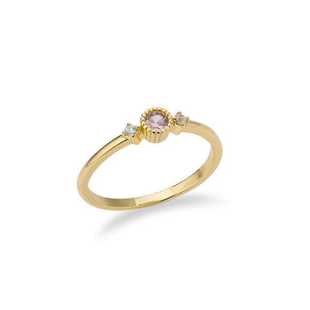 River Stacking Ring Birthstone