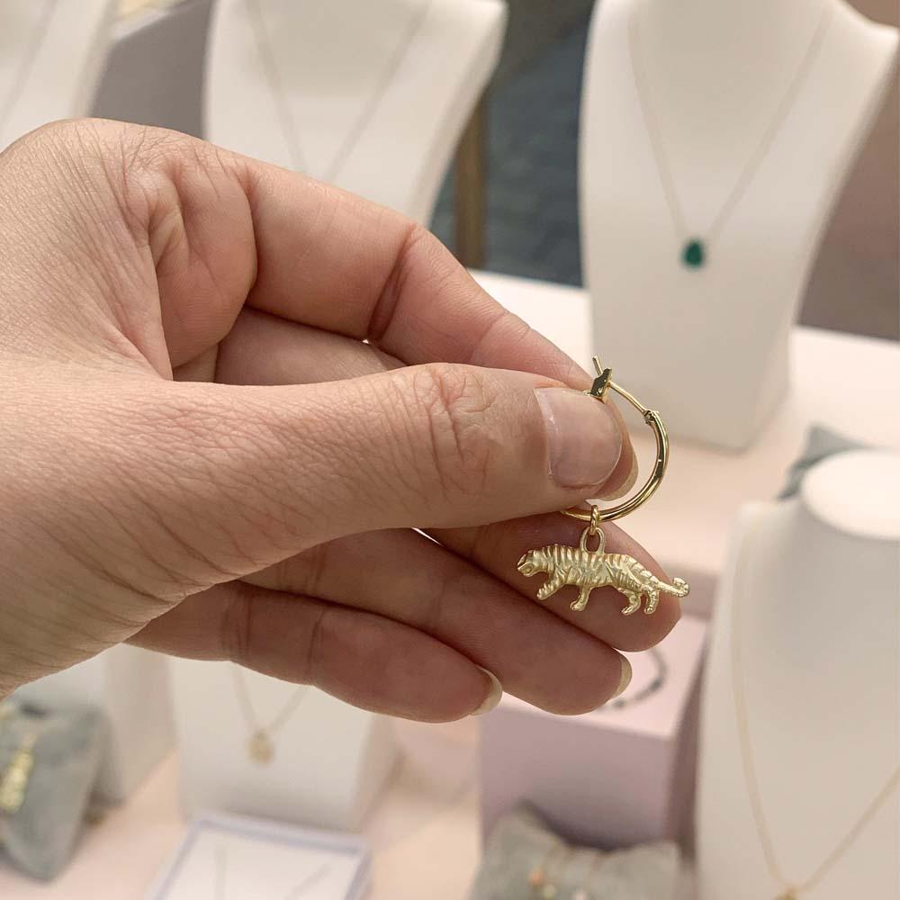 Tiger Gold Earrings