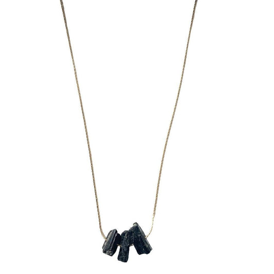 Black tourmaline necklace