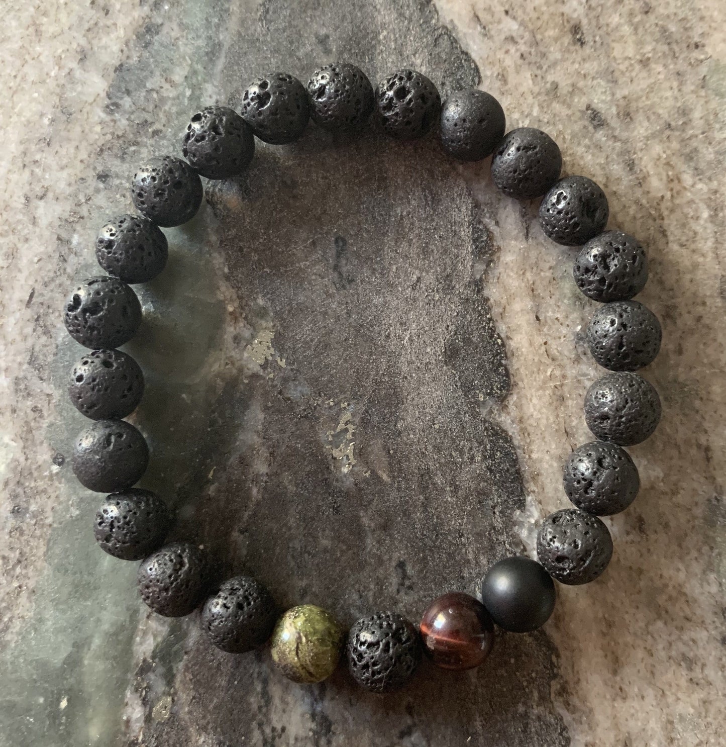 Lava stone bracelet