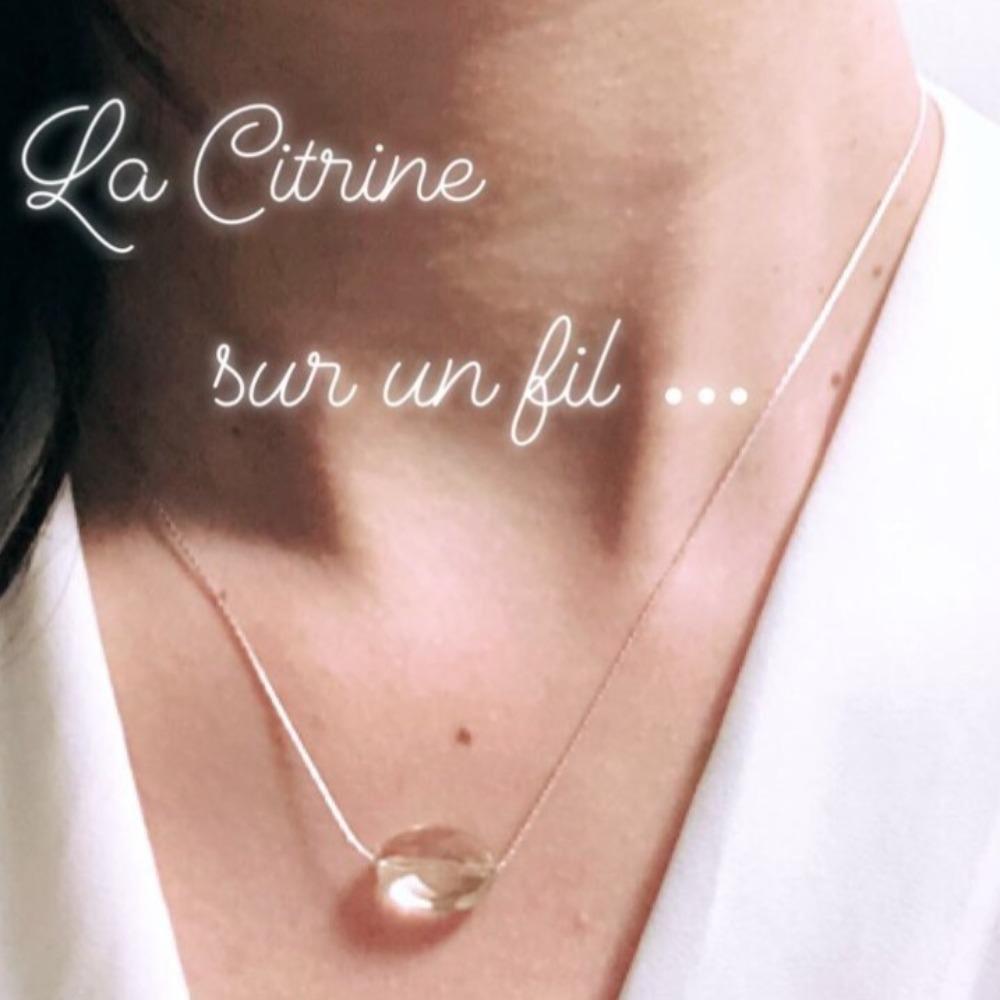 Citrine necklace