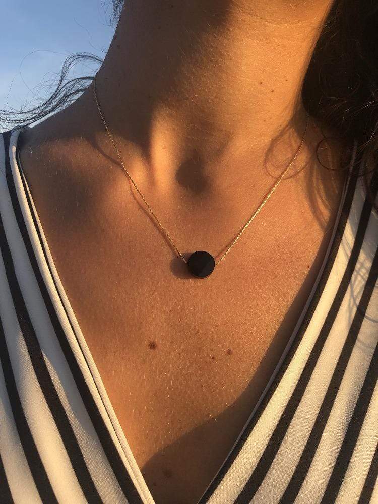 Black onyx necklace