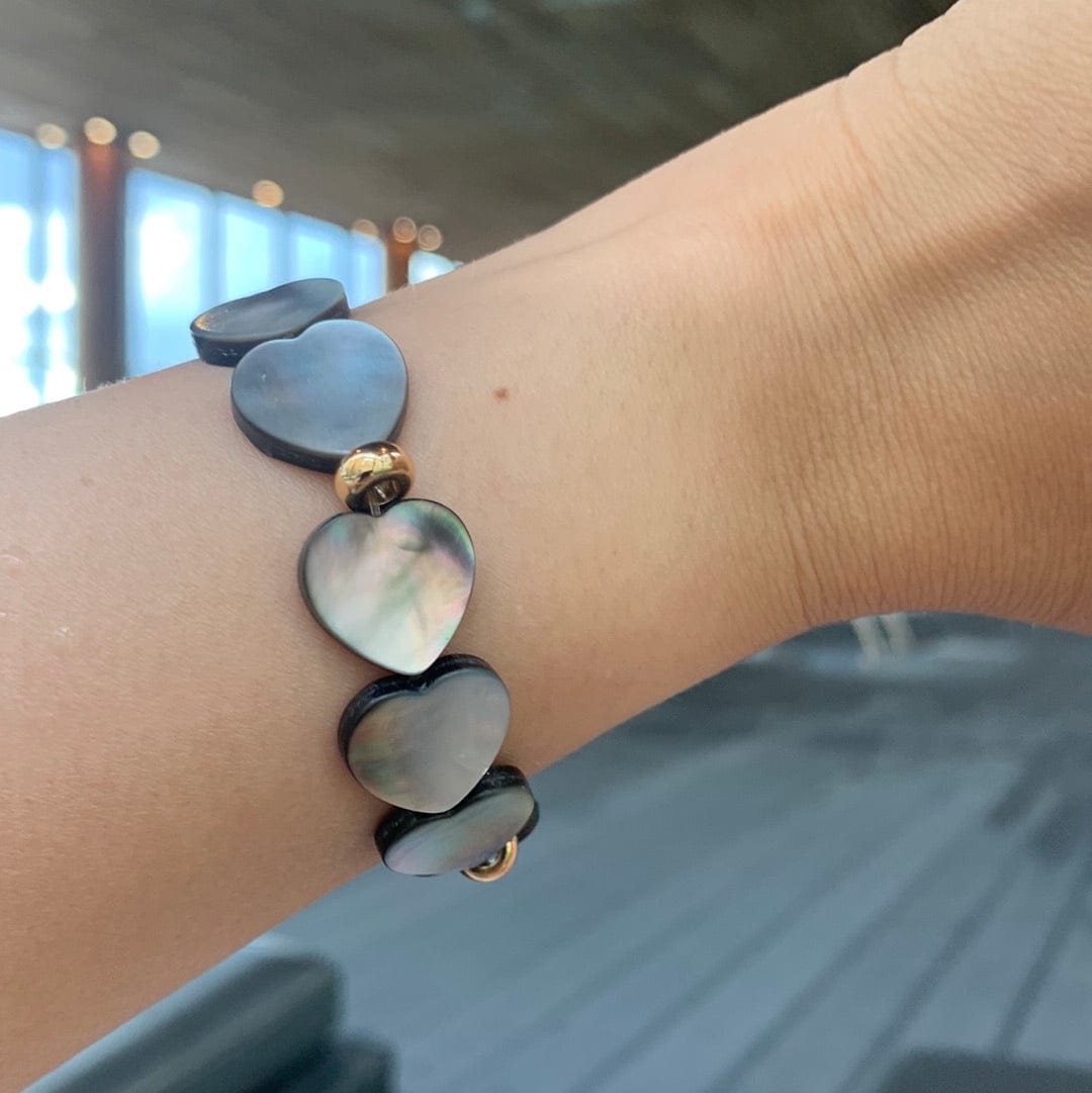 Abalone Heart Bracelet