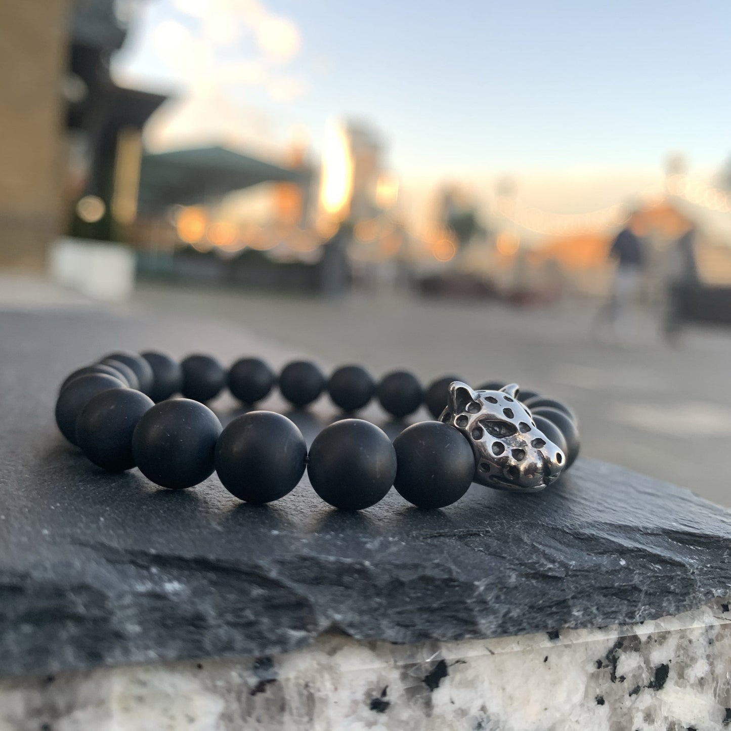 Leopard Bracelet Black Onyx