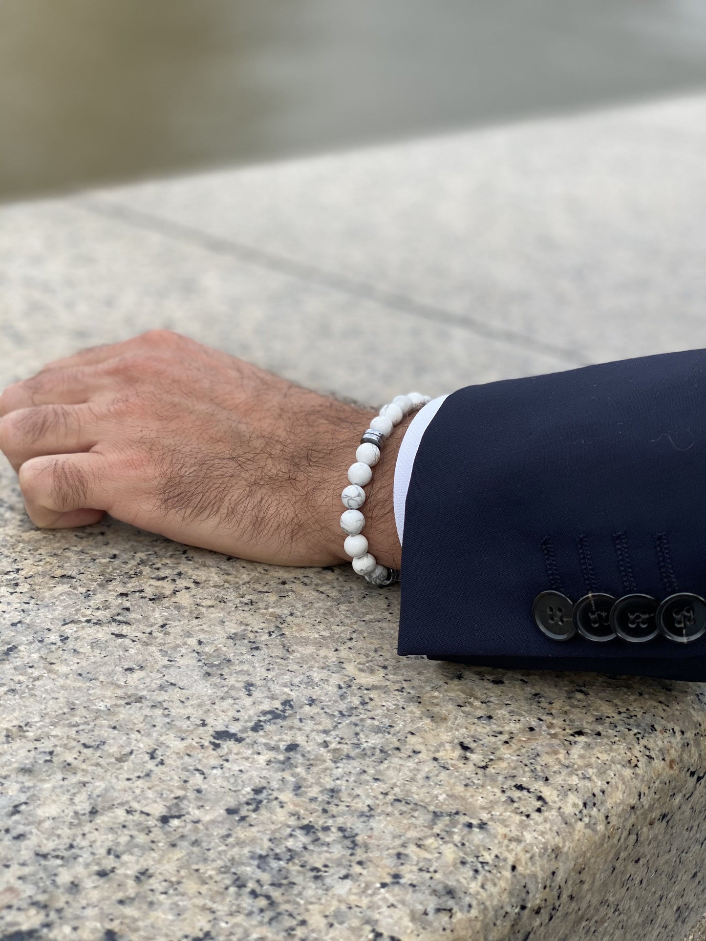 White Howlite Bracelet <br> Xion