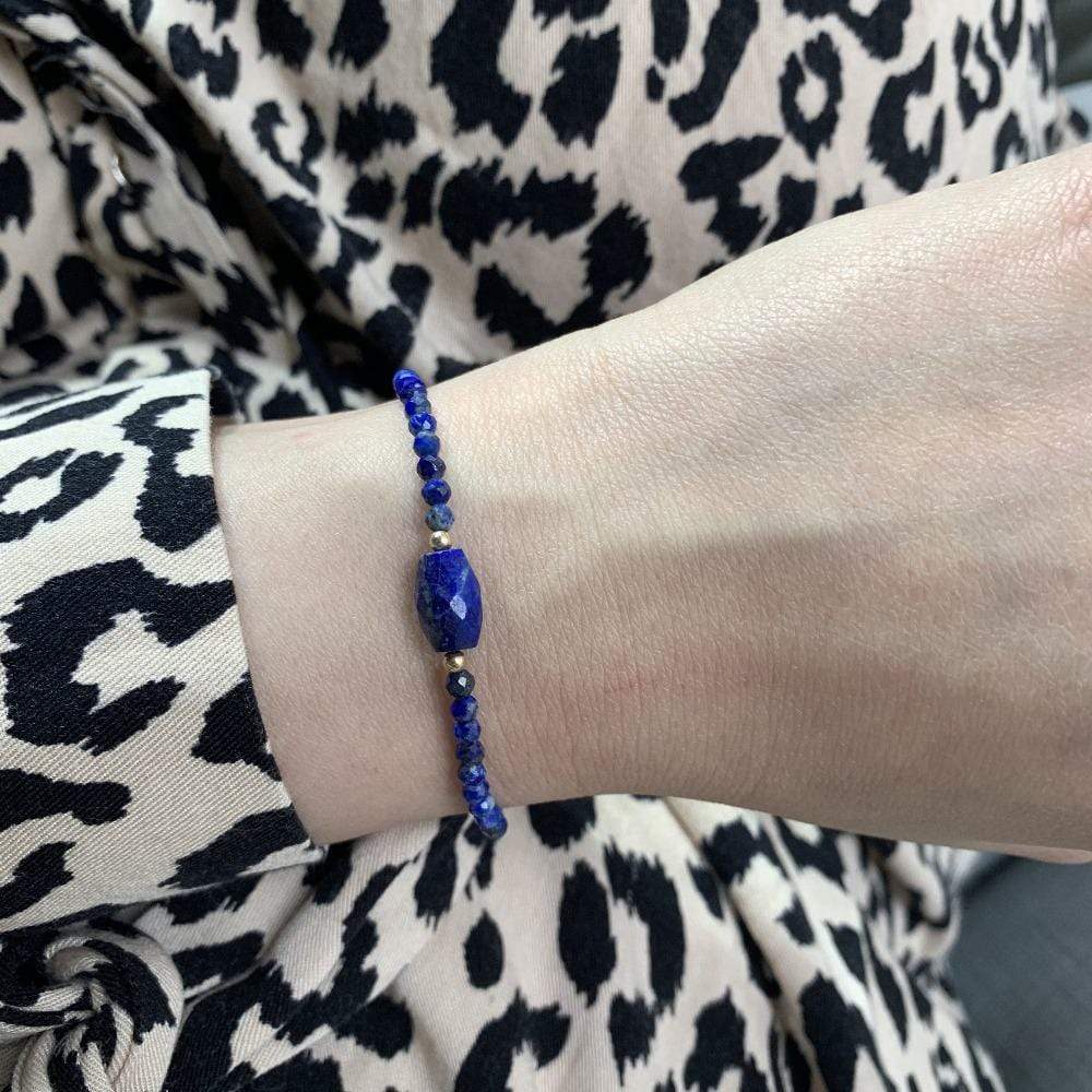 Bracelet Lapis lazuli Gold