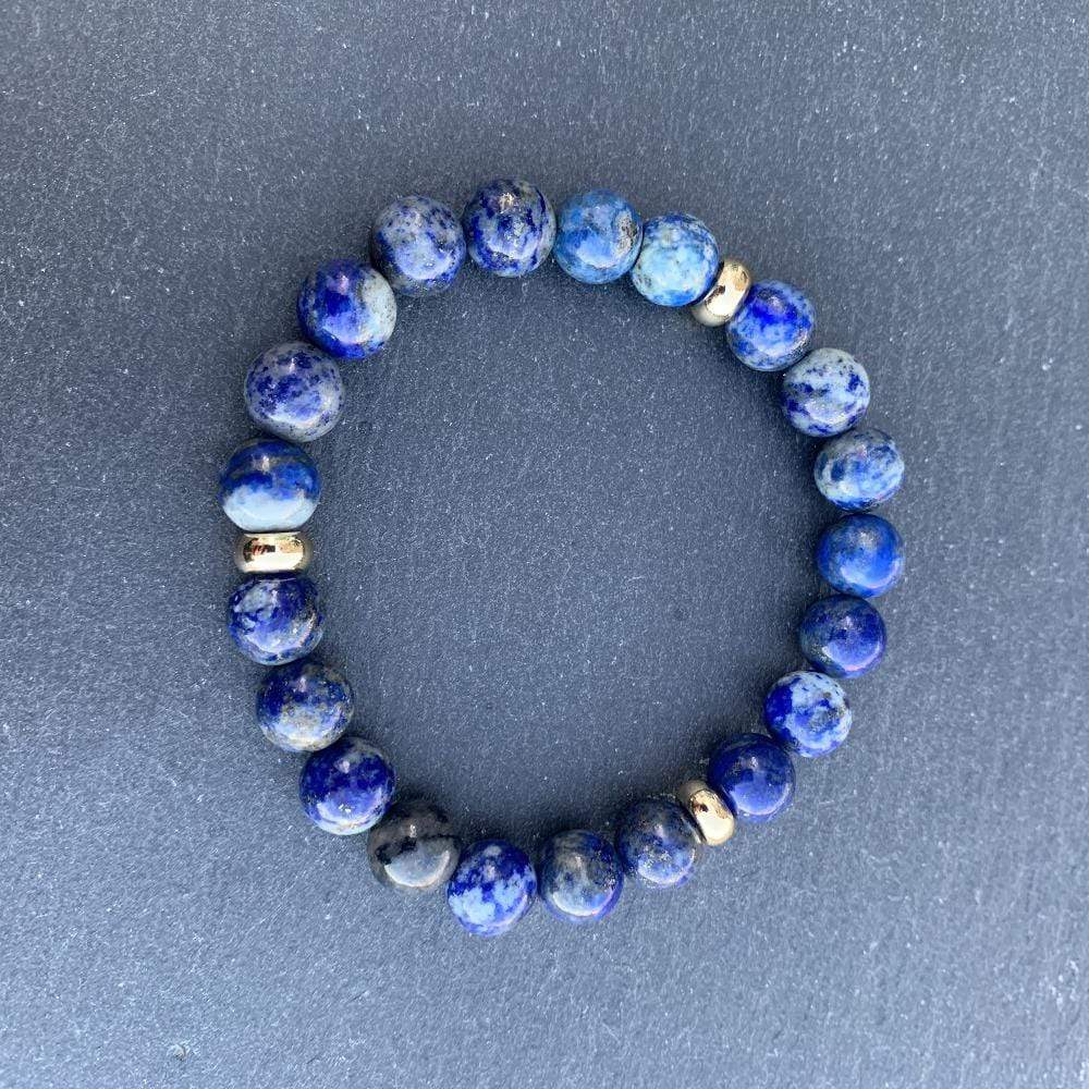 Lapis Lazuli Bracelet Gold