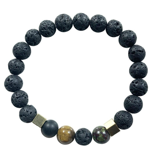 Lava Stone Bracelet Dragon Blood