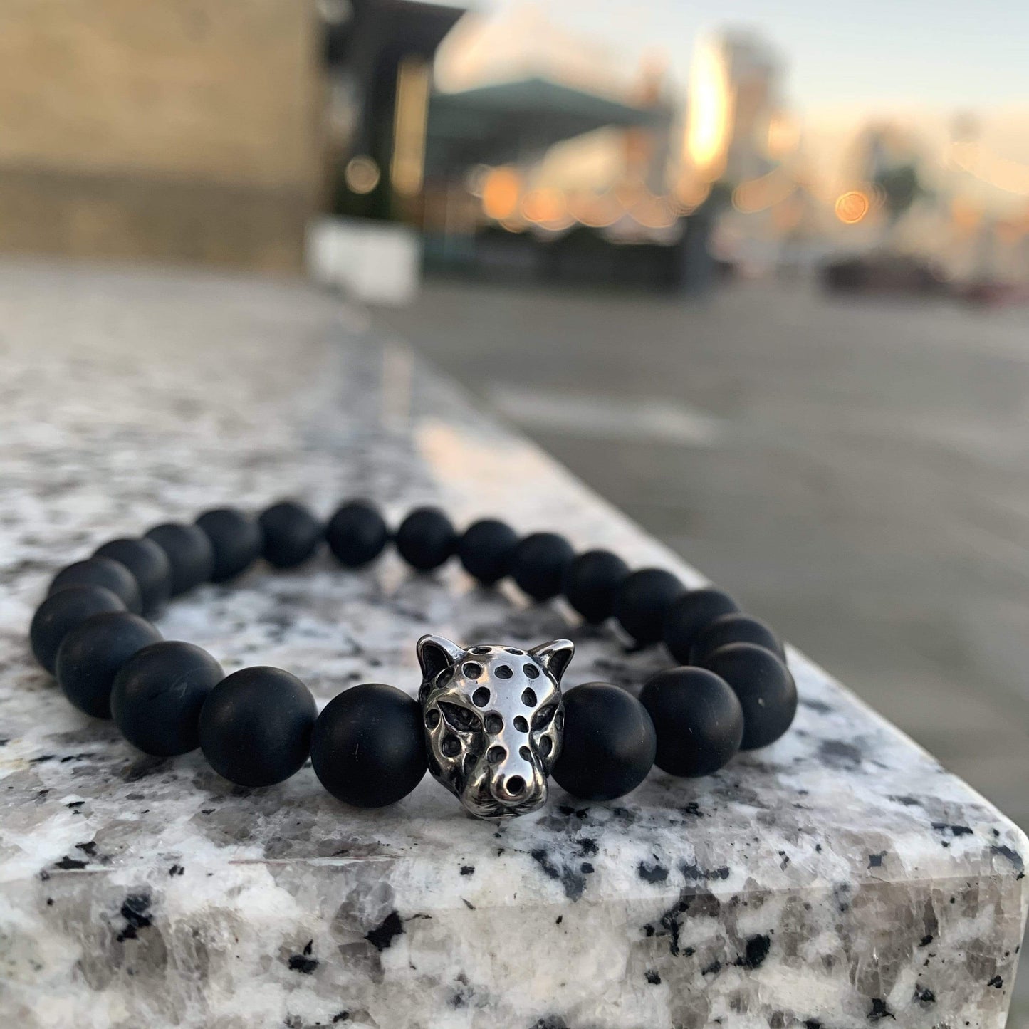 Bracelet Leopard Bracelet Black Onyx