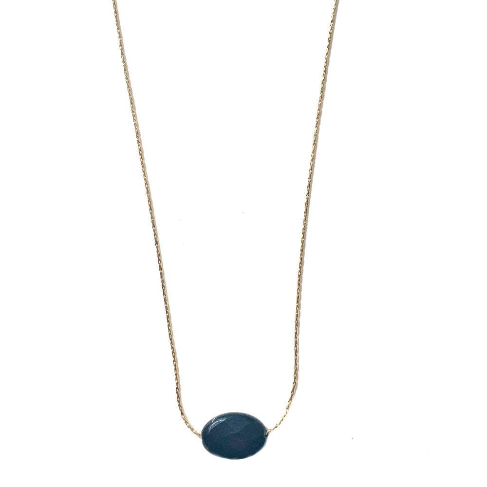 the Black onyx necklace