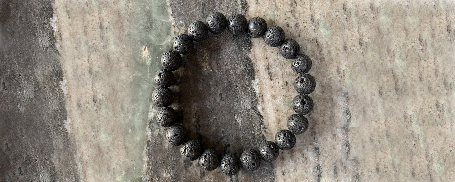 Lava stone bracelet