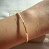 Miyuki Bracelet - Light Baby Pink Mat Gold