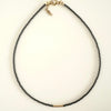 Miyuki Necklace - Black Mat Gold