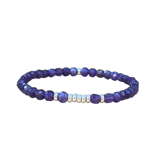 Amethyst Bracelet 4mm