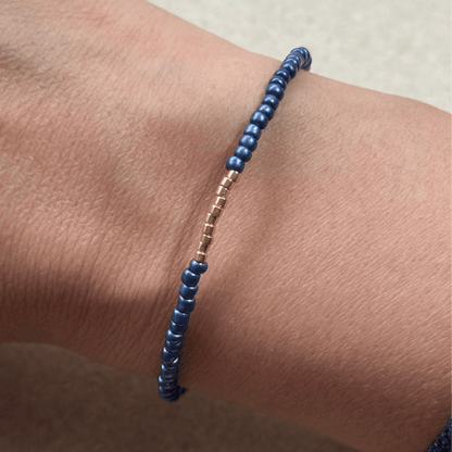 Mimi Midnight Sky Blue Gold Bracelet