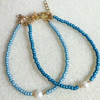 Mimi Lagoon Blue Gold Bracelet