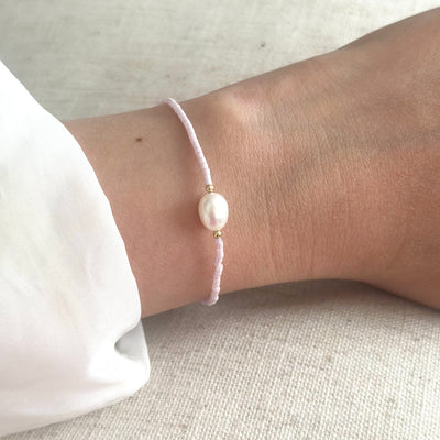 Miyuki Bracelet - Light Lylac pearl