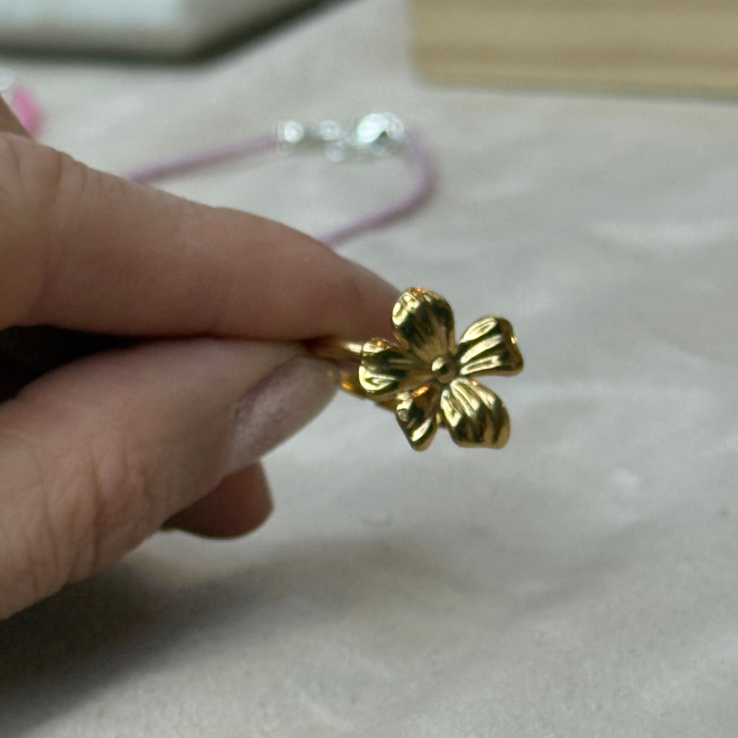 Flower Gold Ring